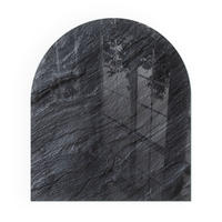 GLASPLATTE für Kamin 80x70 cm - Schwarz, Glas (80/70/0.4cm) - TULUP