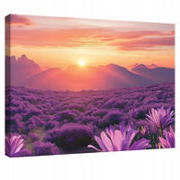 WANDBILD Berge Natur Landschaft Modern 120x80 - Multicolor, Holzwerkstoff (120/80cm) - Wallarena