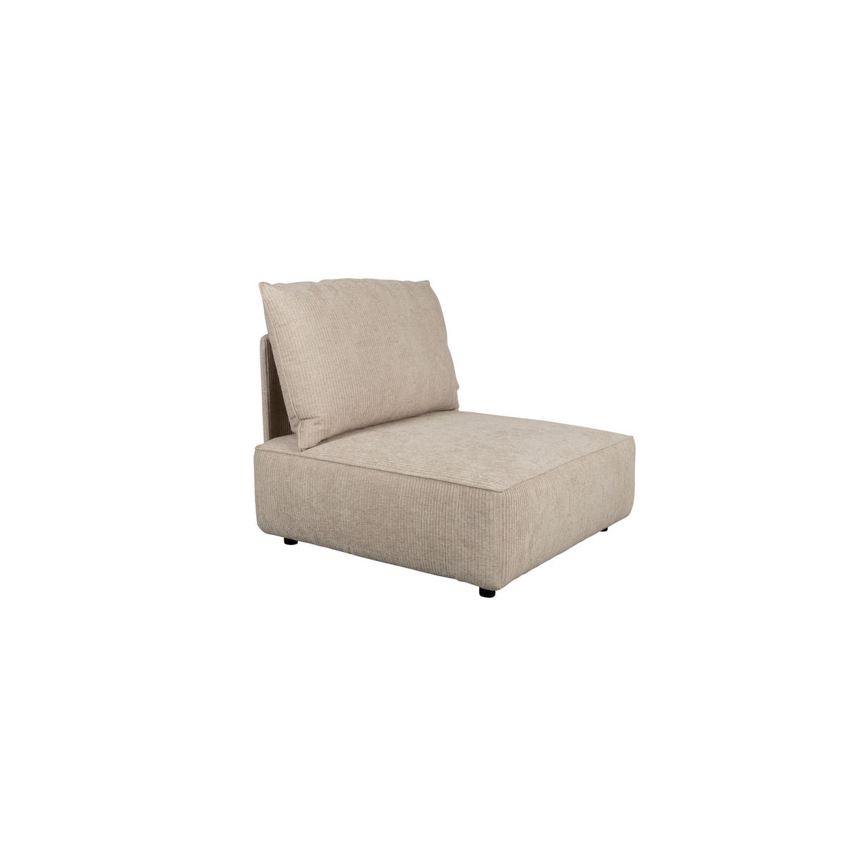 SOFA ELEMENT Hunter Rückenlehne Sand/ Beige - Beige, Textil (99/87/100cm) - Zuiver