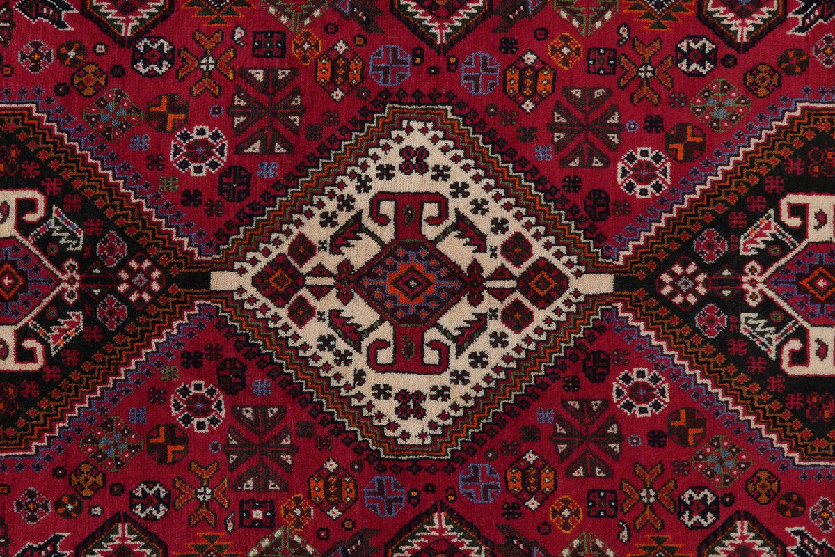 ORIENTTEPPICH handgeknüpft Gashgai Rot 300/198 cm Schurwolle - Rot, Textil (198/300cm) - Looma