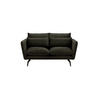 ZWEISITZER-SOFA Layla-Velluto 20 - Schwarz, Holz/Textil (171/95/98cm)