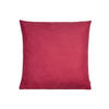 KISSENHÜLLE FarbTon Chenille-Haptik himbeer-rot 50/50 cm - Rot, Textil (50/50cm) - beties Heimtextil