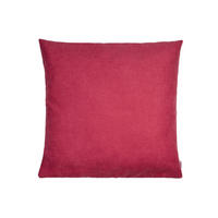 KISSENHÜLLE FarbTon Chenille-Haptik himbeer-rot 50/50 cm - Rot, Textil (50/50cm) - beties Heimtextil
