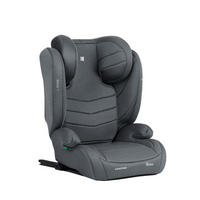KINDERSITZ i-Stand i-Size dunkelgrau (100 - 150 cm) Gruppe 2/3 verstellbar Isofix - Dunkelgrau, Kunststoff (44/59/45cm) - Kikka boo