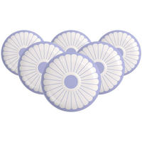 CAPPUCCINOUNTERTASSEN Fleur Couleur Bleu ø 17,5 cm 6er Set - Blau, Keramik (17.5cm) - Villeroy & Boch