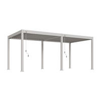 PERGOLA Classic Aluminium freistehend 3 x 6 M Ivory Sand - Beige, Metall (300/255/600cm) - WEIDE