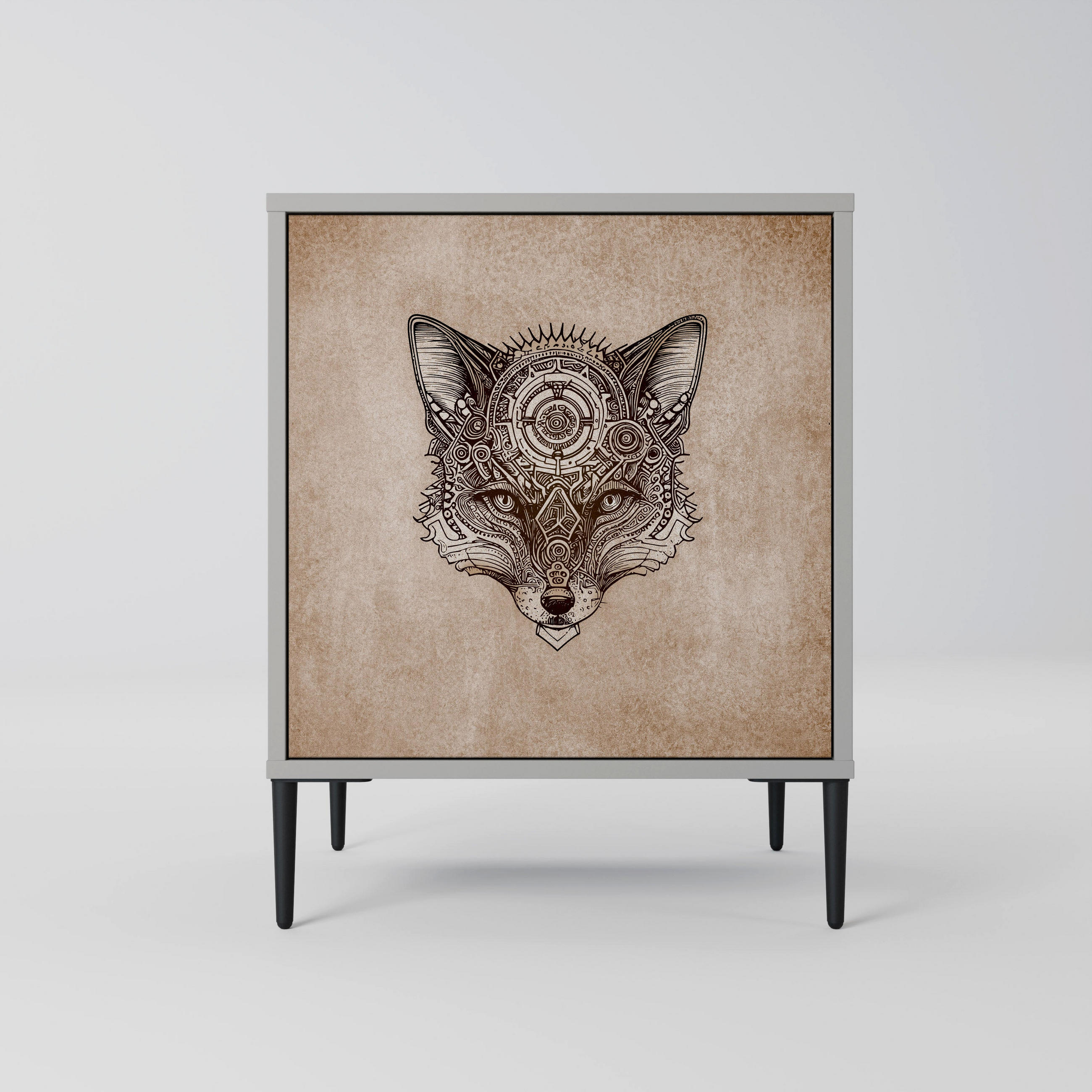 SpaceRebels Sideboard Grau 57.5x72.5x42 cm
