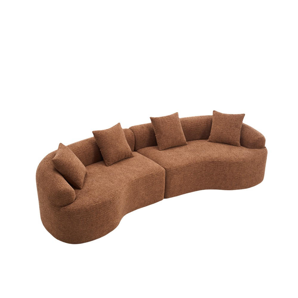 Meubliv Sofa Braun 115x63x275 cm