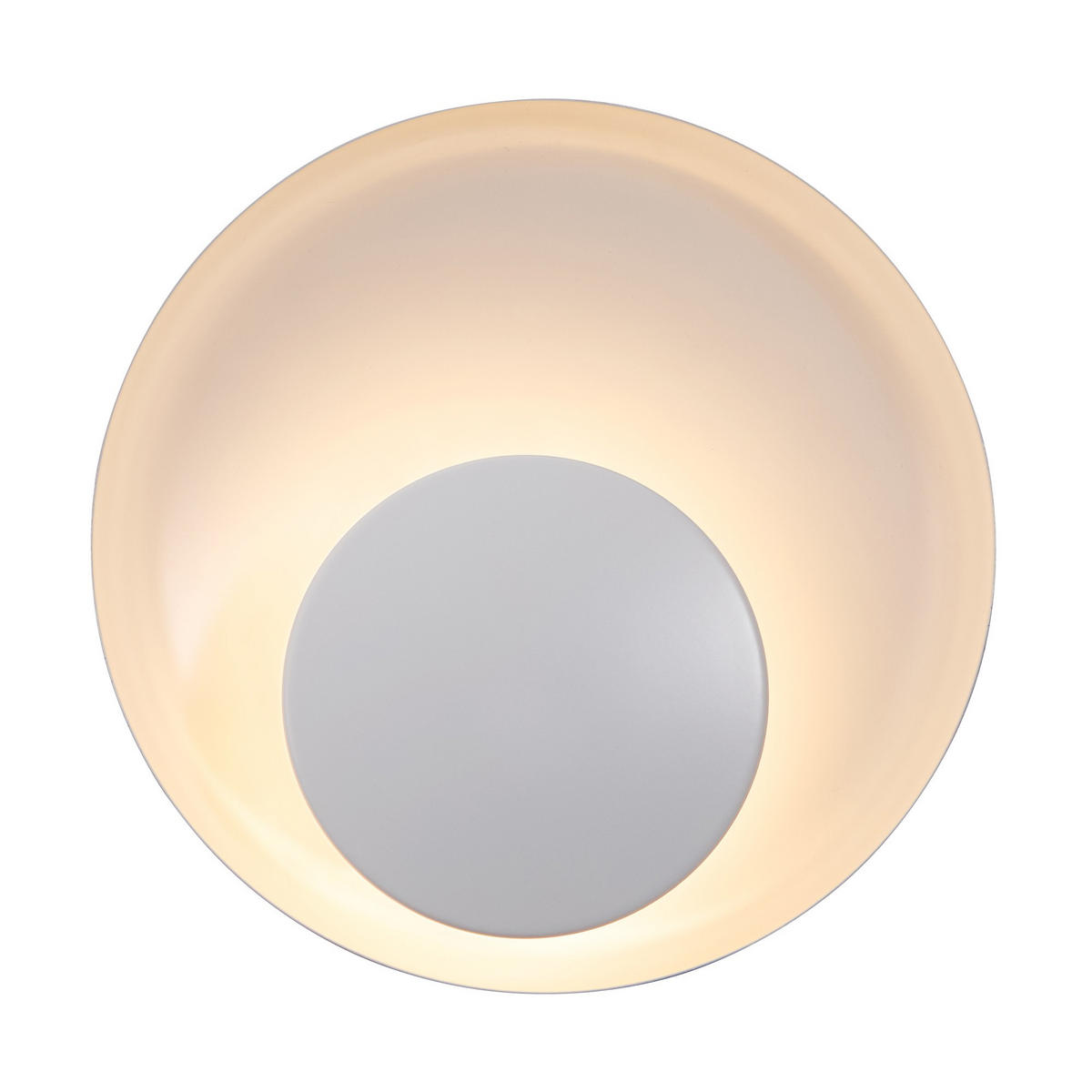 WANDLEUCHTE Marsi - Weiß - 21/21/21 cm - Weiß, Metall (21/21/21cm) - Nordlux