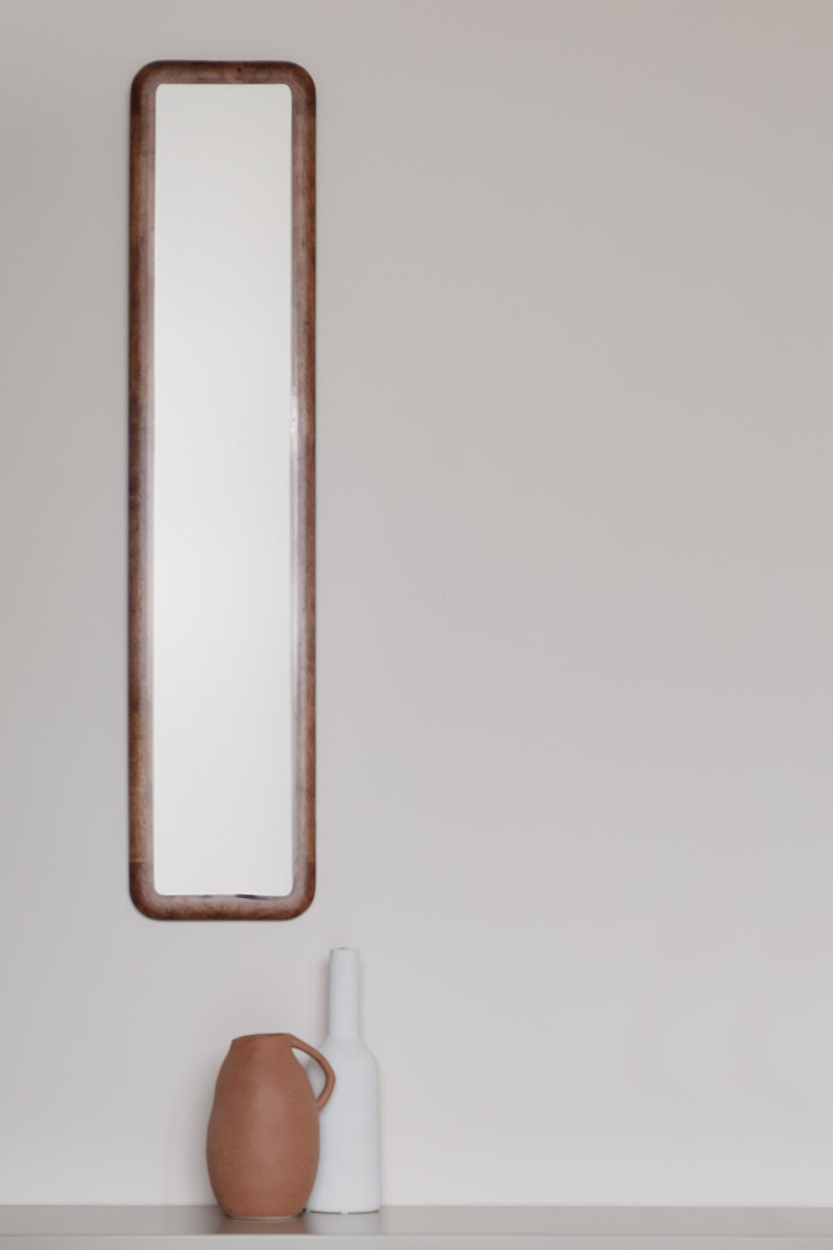 SPIEGEL Nyko - Beige - 120/26/2.5 cm - Beige, Holz (26/2.5/120cm)