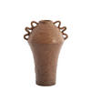 VAZE Volca Braun 25/20/35 cm - Braun, Keramik (35cm) - Light & Living