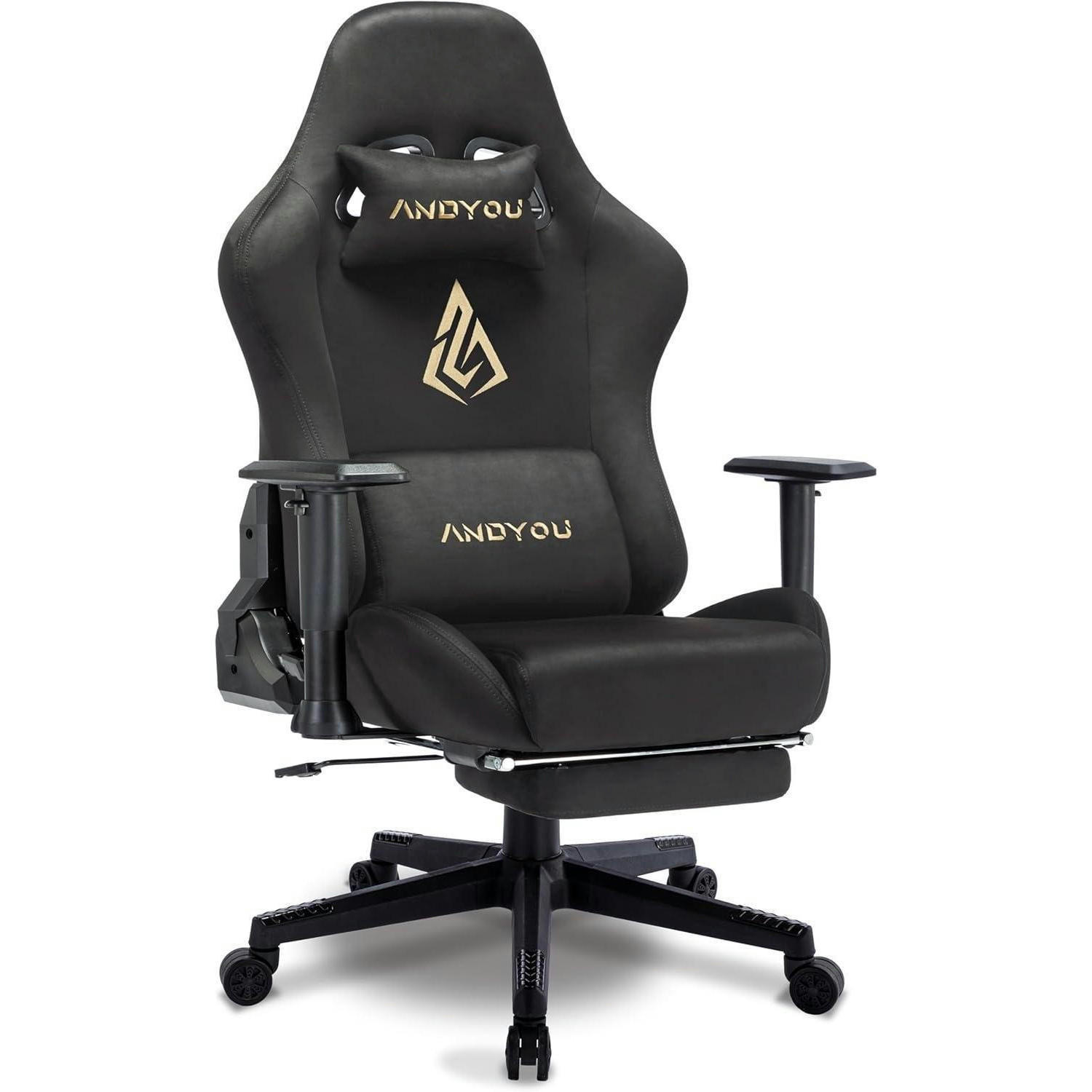 XXXLutz Gaming Schwarz 59x32x85 cm