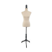 SCHNEIDERPUPPE - Beige, Holz/Kunststoff (41/167/34cm) - Relaxdays