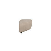 SOFA ELEMENT Hunter Rund Ecken Rechts Sand/ Beige - Beige, Textil (60/38/100cm) - Zuiver
