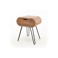 NACHTTISCH BAEL Holz Mango - Braun, Holz (50/60/35cm) - KAWOLA