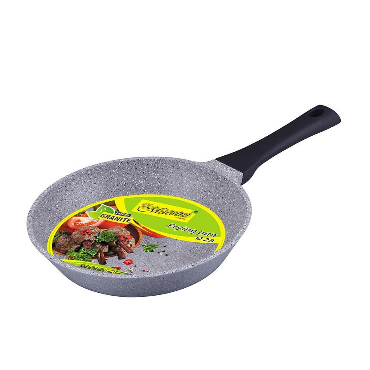 PFANNE Grau 41/22/5 cm MR4022 - Grau, Metall (22cm) - Maestro 