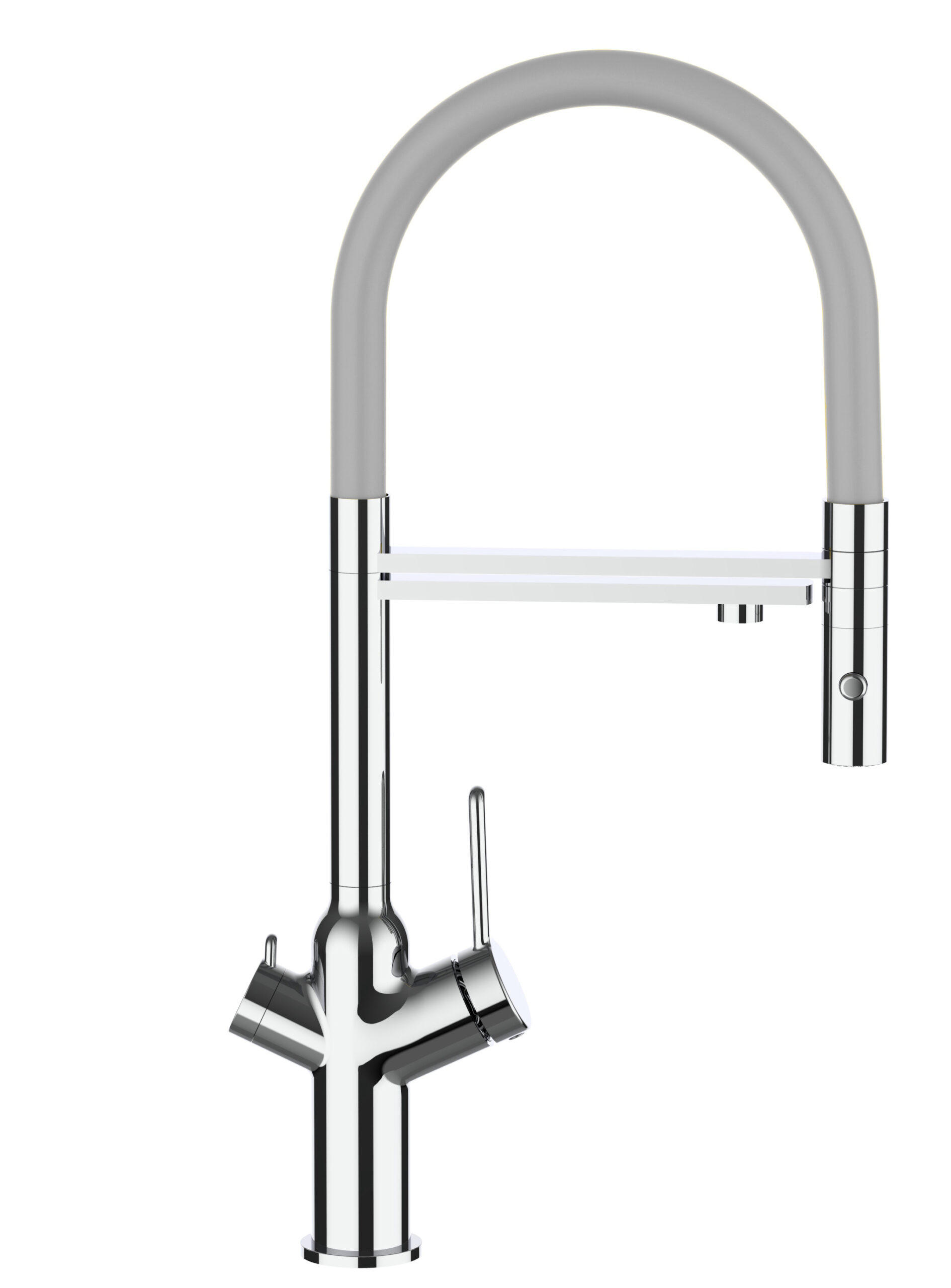 Vizio 3-Wege-Küchenarmatur, Chrom 20.61x48x20.61 cm