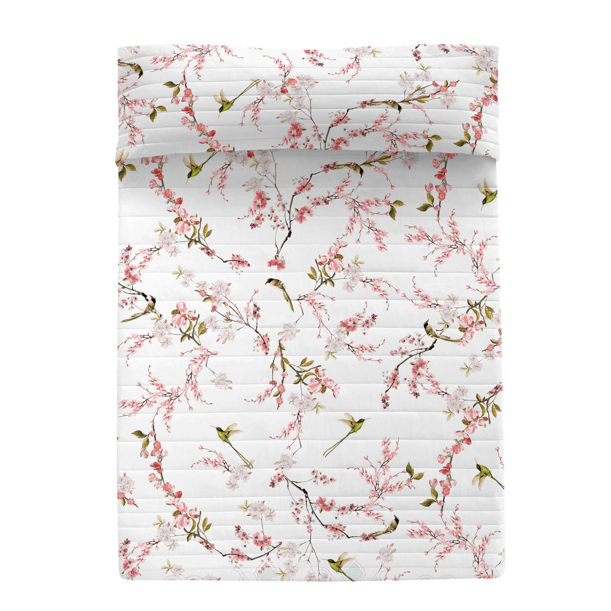 TAGESDECKE sakura 180x260 cm (bett 80/90/105) mehrfarbig - Multicolor, Textil (180/260cm) - Happy Friday