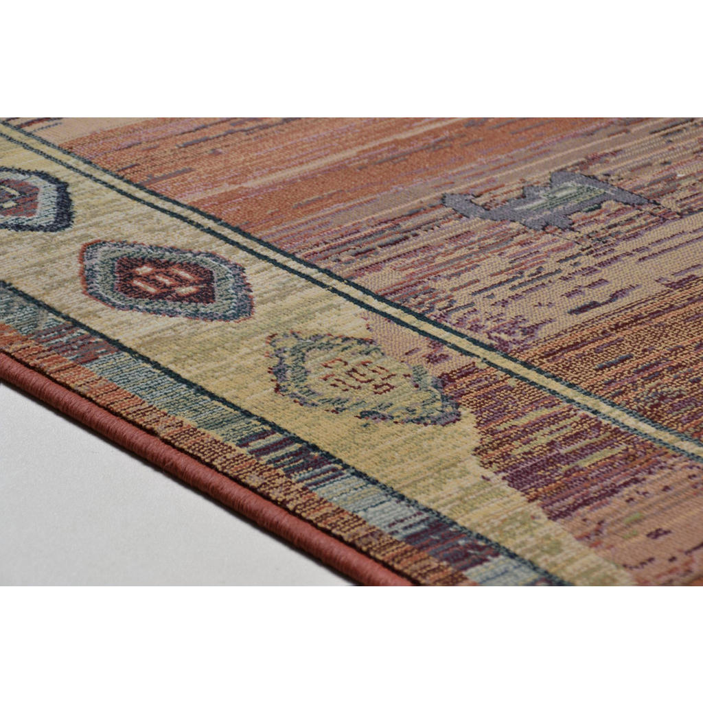 Thumbnail - Theko Webteppich, Terra cotta, Textil, Orientalisch, Rechteckig, 90x160 cm, Oeko-Tex®, für Fußbodenheizung geeignet, Tep...