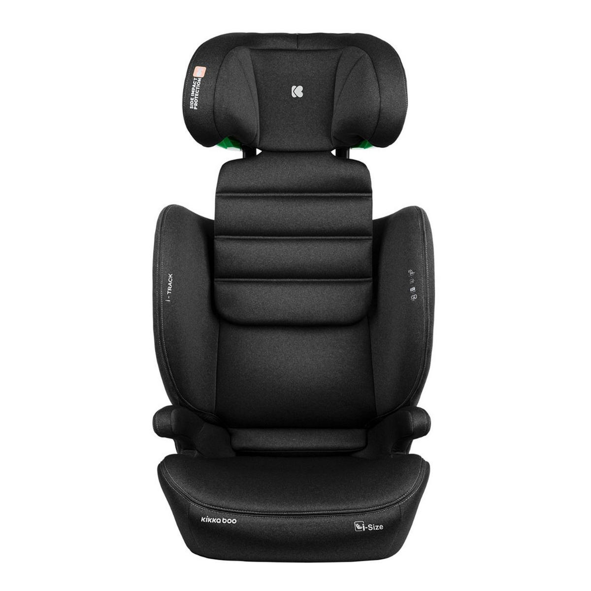 KINDERSITZ i-Track i-Size schwarz (100 - 150 cm) Gruppe 2/3 Isofix verstellbar - Schwarz, Kunststoff (44/61/45cm) - Kikka boo