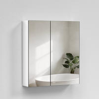 SPIEGELSCHRANK Weiß 75/65/14,5 cm - Weiß, Metall (75/65/14.5cm) - EMKE