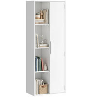 BÜCHERREGAL Weiß 60.0/35.0/160.0 cm - Weiß, Holzwerkstoff (35/160/60cm)