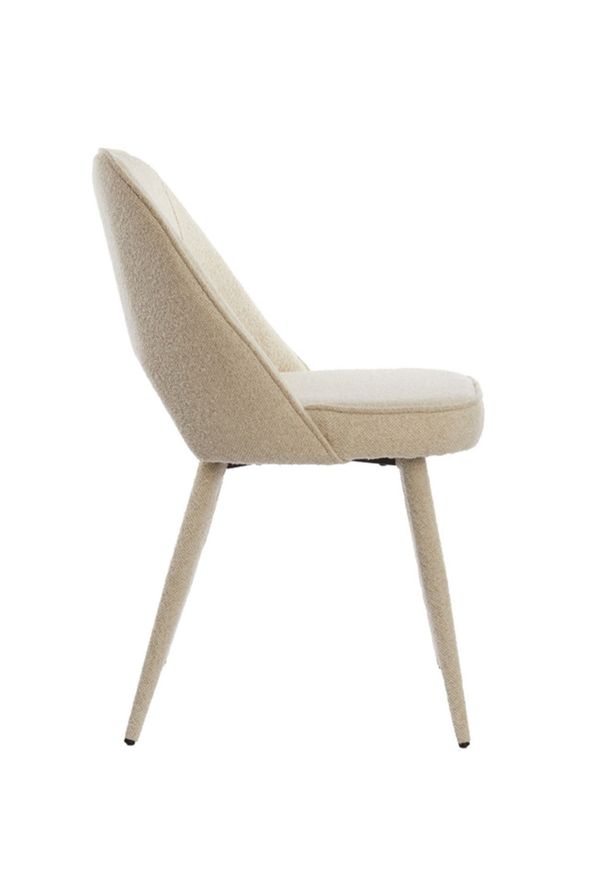 ESSZIMMERSTUHL Djeslin Braun 57/51/84 cm - Beige, Textil (51/84/57cm) - Light & Living