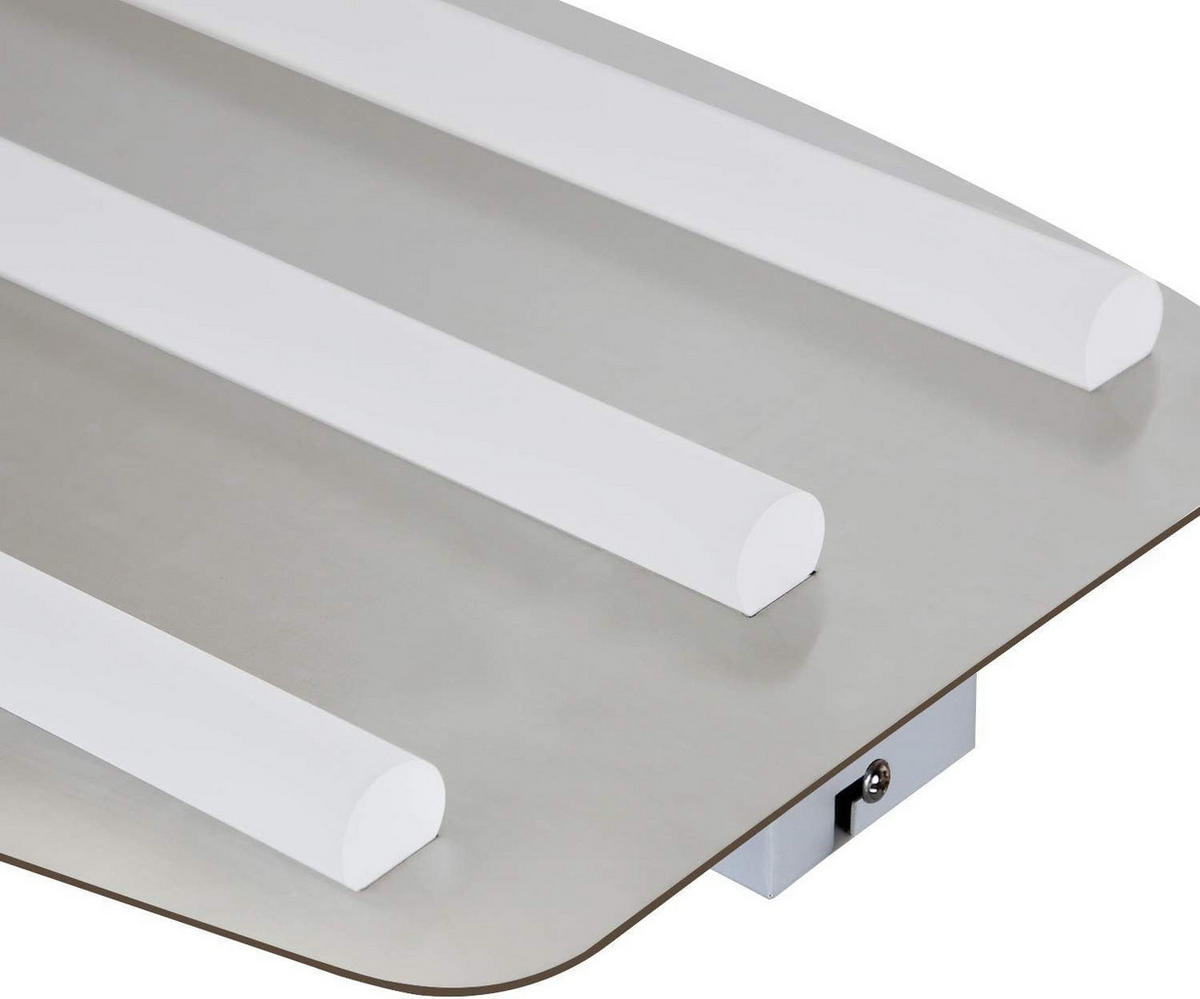 LED-DECKENLEUCHTE Ursula 48/30/7 cm - Grau, Metall (48/30/7cm) - Nettlife