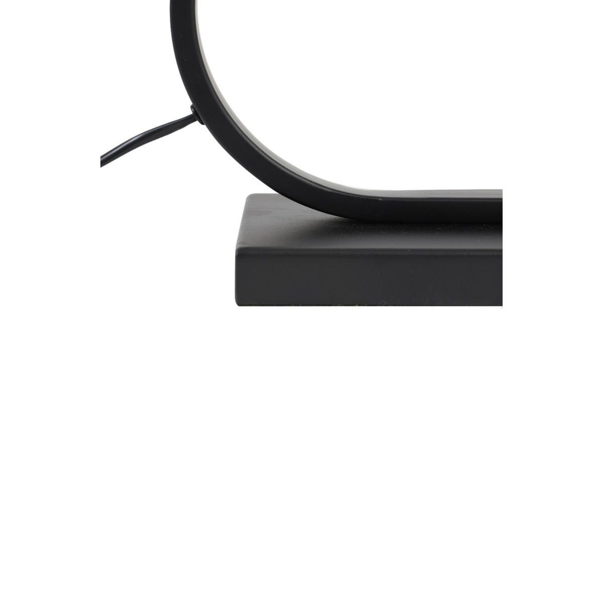 LAMPENFUSS Jamiro Schwarz 37/13/29 cm - Schwarz, Metall (37/13/29cm) - Light & Living