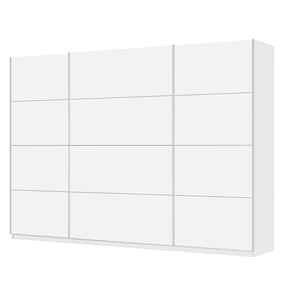 SCHWEBETÜRENSCHRANK - Weiß, Holzwerkstoff (315/222/68cm) - home24