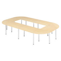 KONFERENZTISCH-SETS Serie-K 240/400/74 cm in Ahornfarben - Ahornfarben, Holzwerkstoff (240/400/74cm) - bümö