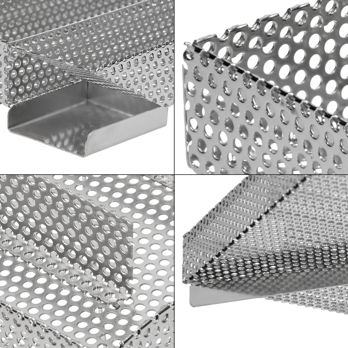 RÄUCHERBOX - Silberfarben, Metall (12.5/4.5/20cm) - ECD-Germany