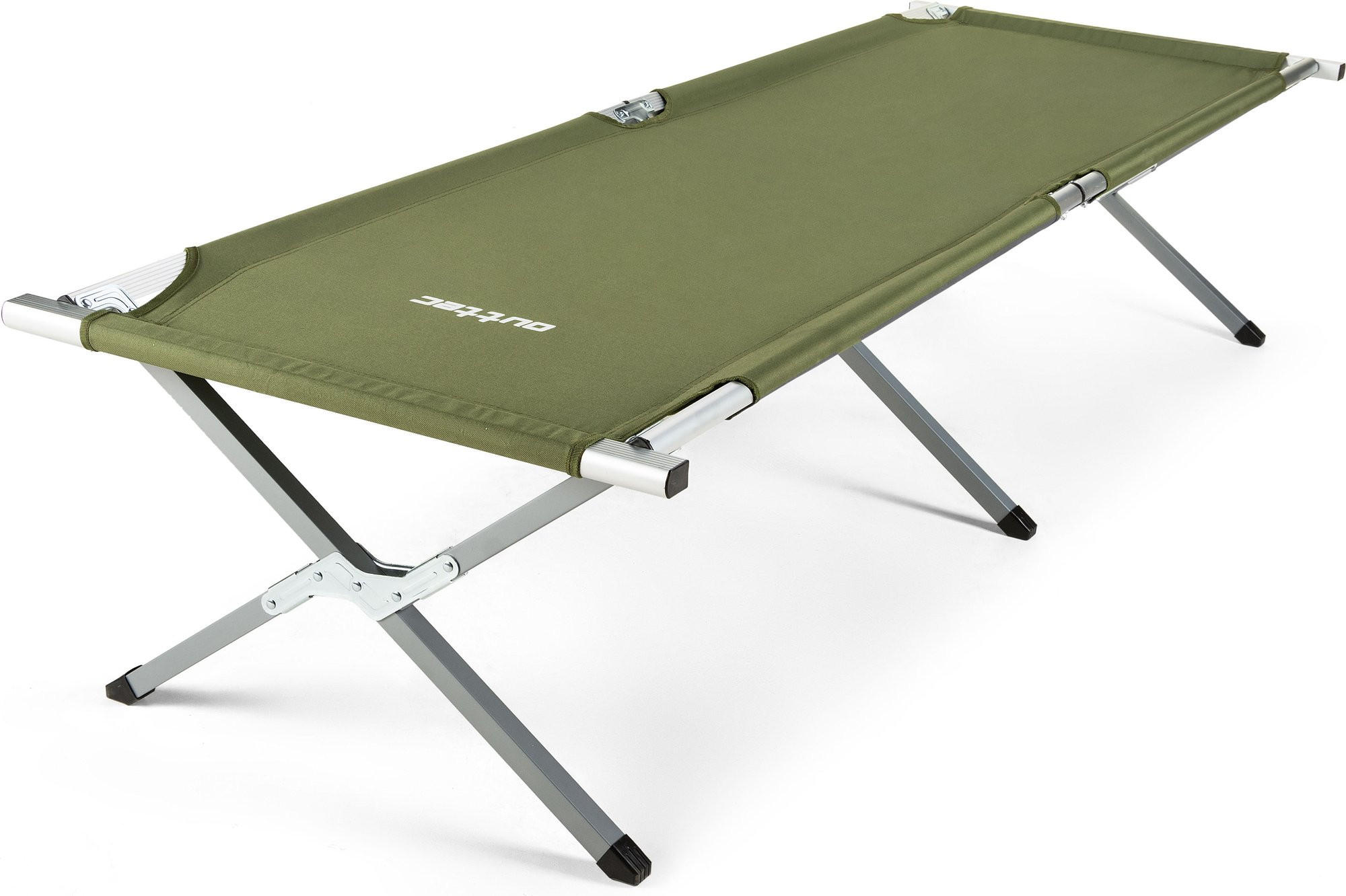 CAMPINGBETT 203/62/45 cm - Olivgrün, Metall (62/45/202cm) - Outtec