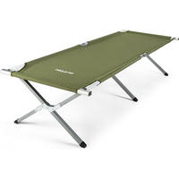 CAMPINGBETT 203/62/45 cm - Olivgrün, Metall (62/45/202cm) - Outtec