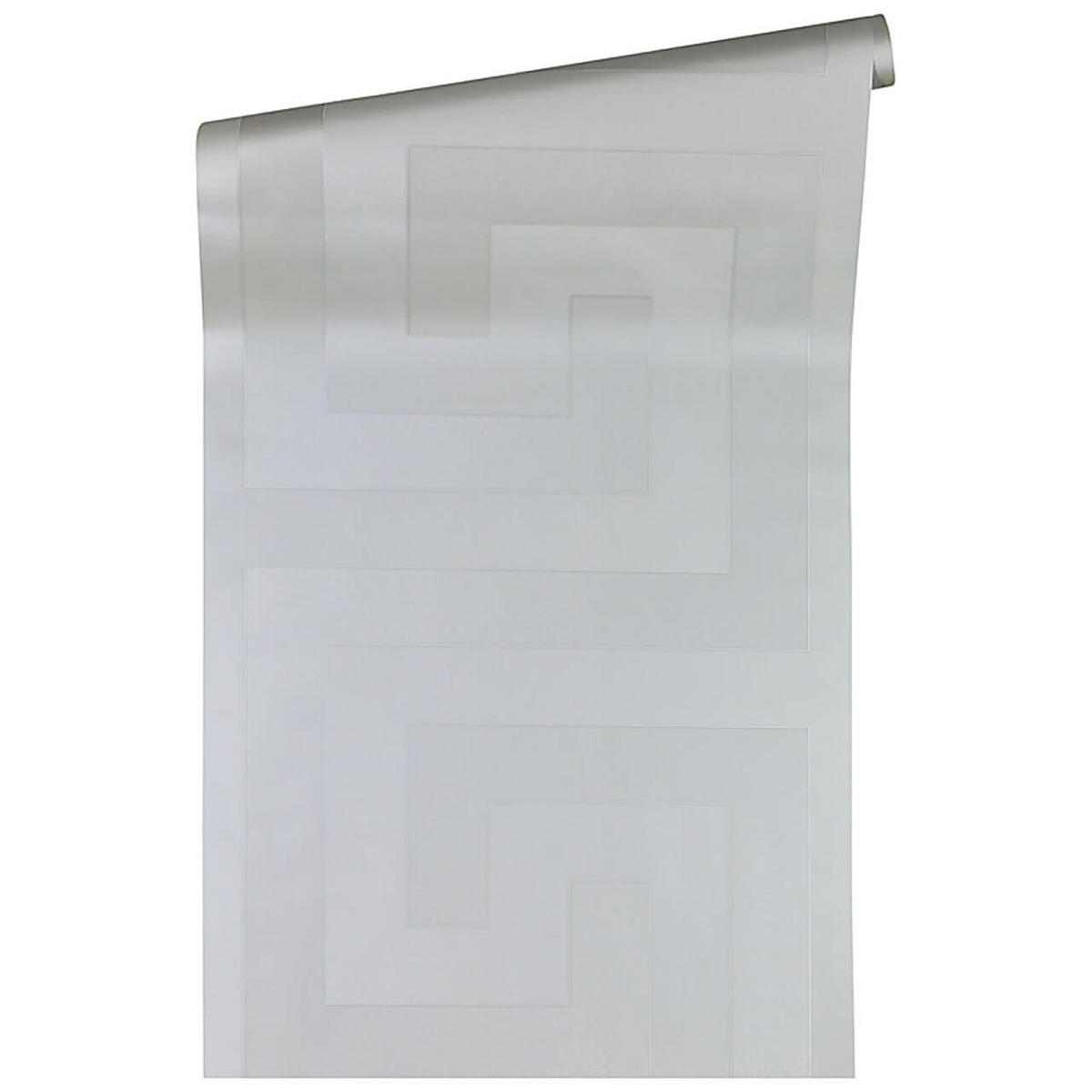 VLIESTAPETE Beige 53/1005 cm - Silberfarben/Grau, Kunststoff/Textil (70/1cm) - KUNSTLOFT