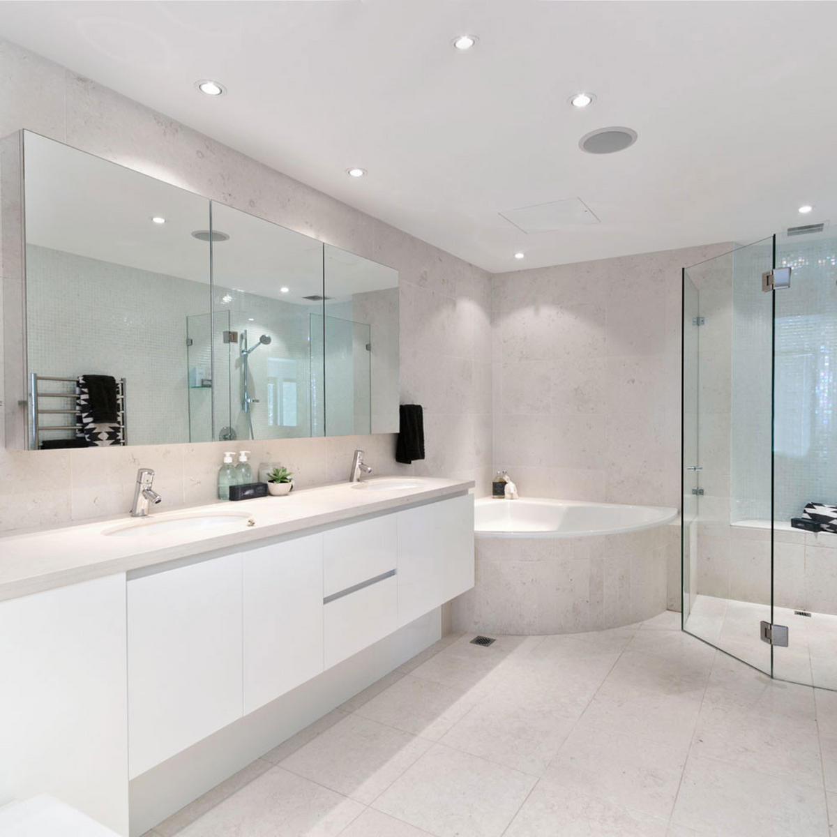 LED WANDLEUCHTE TRITON Metall Weiß 9er Set - Weiß, Metall (9/8.7/9cm)