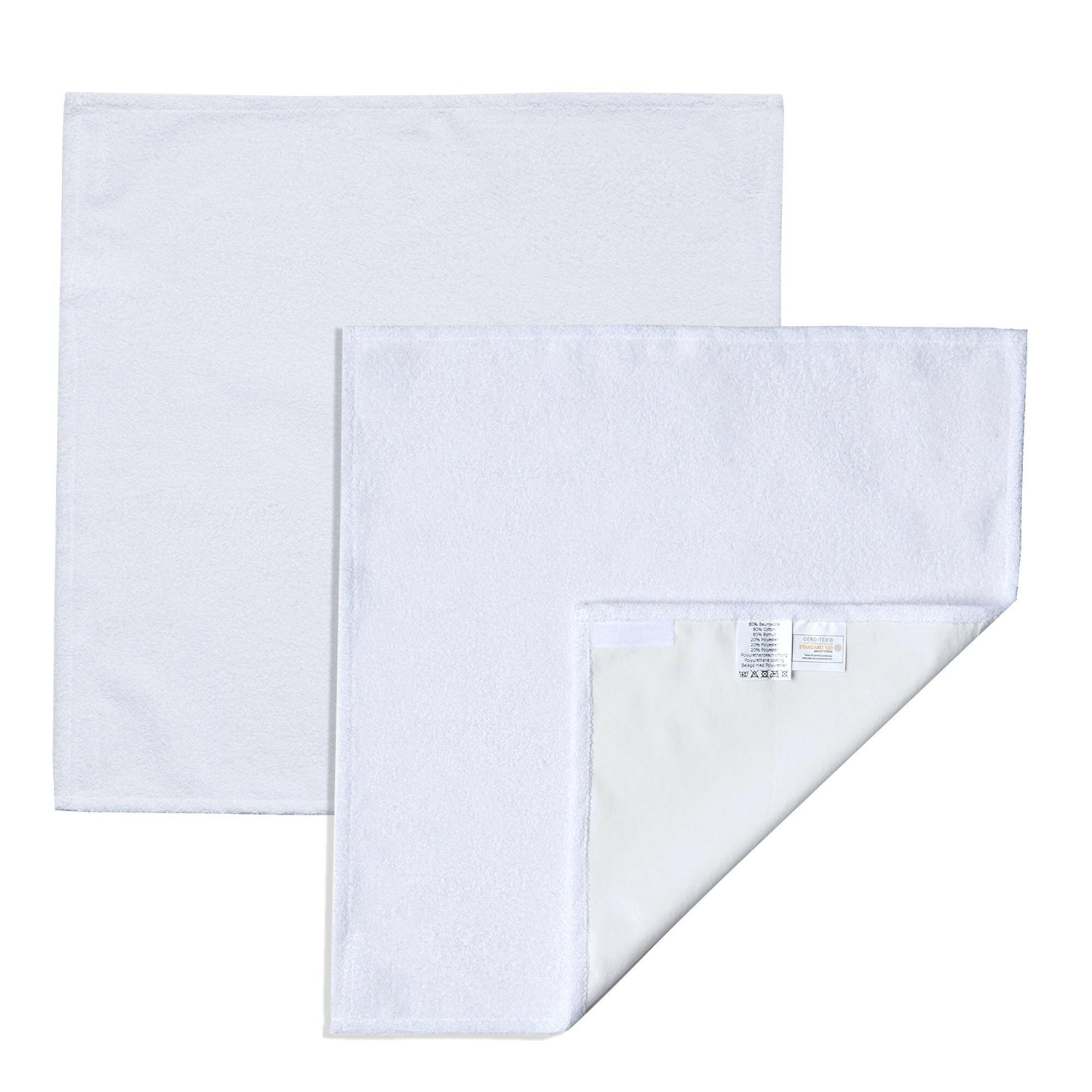 EXTRAHANDTUCH 2er-Set 37 x 53 cm - Weiß, Textil (37/53cm) - nordic coast company