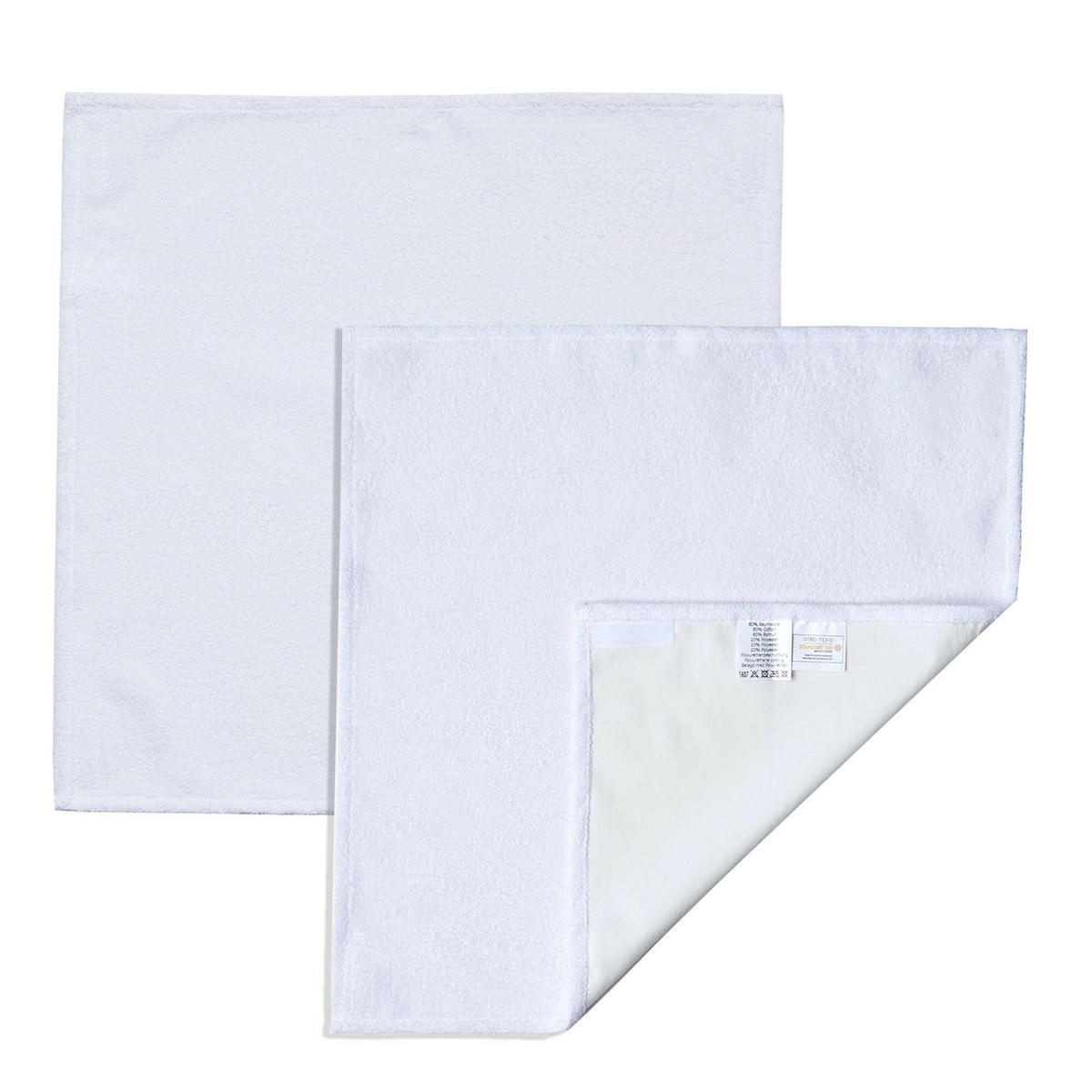 EXTRAHANDTUCH 2er-Set 46 x 52 cm - Weiß, Textil (46/52cm) - nordic coast company