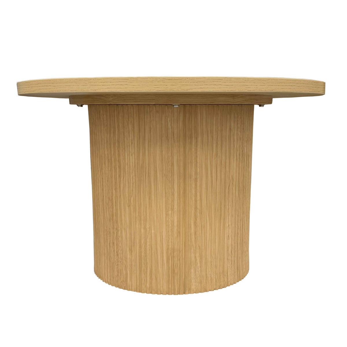 COUCHTISCH, helles Holzeffekt - Beige, Holz (70/70/45cm) - Oviala