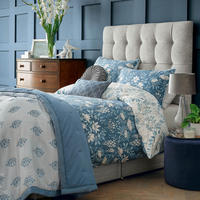 BETTWÄSCHE Parterre 3-Teilig - Blau, Textil (200/200cm) - LAURA ASHLEY