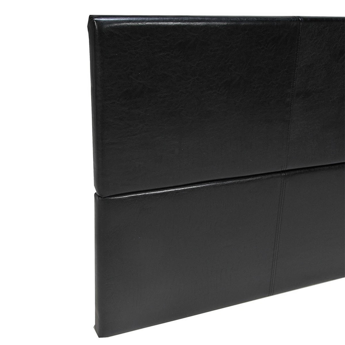 KOPFTEIL / 174cm - Schwarz - Schwarz, Metall (5/90/174cm) - Weber Industries