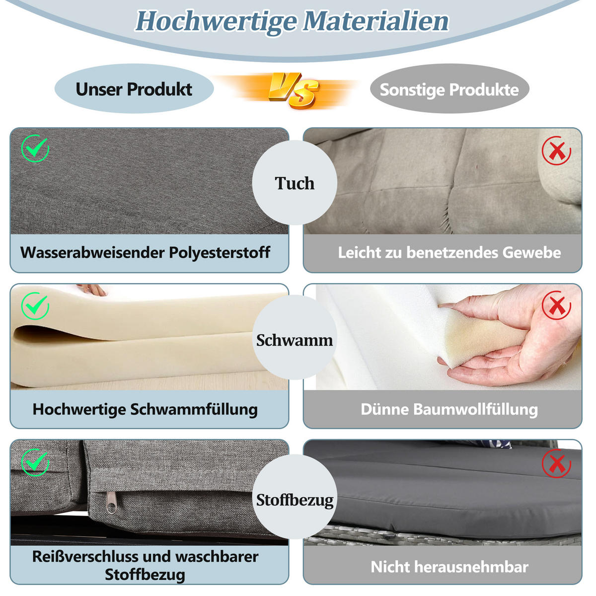 LOUNGEGARNITUR Grau - Schwarz, Metall - ComfortXL