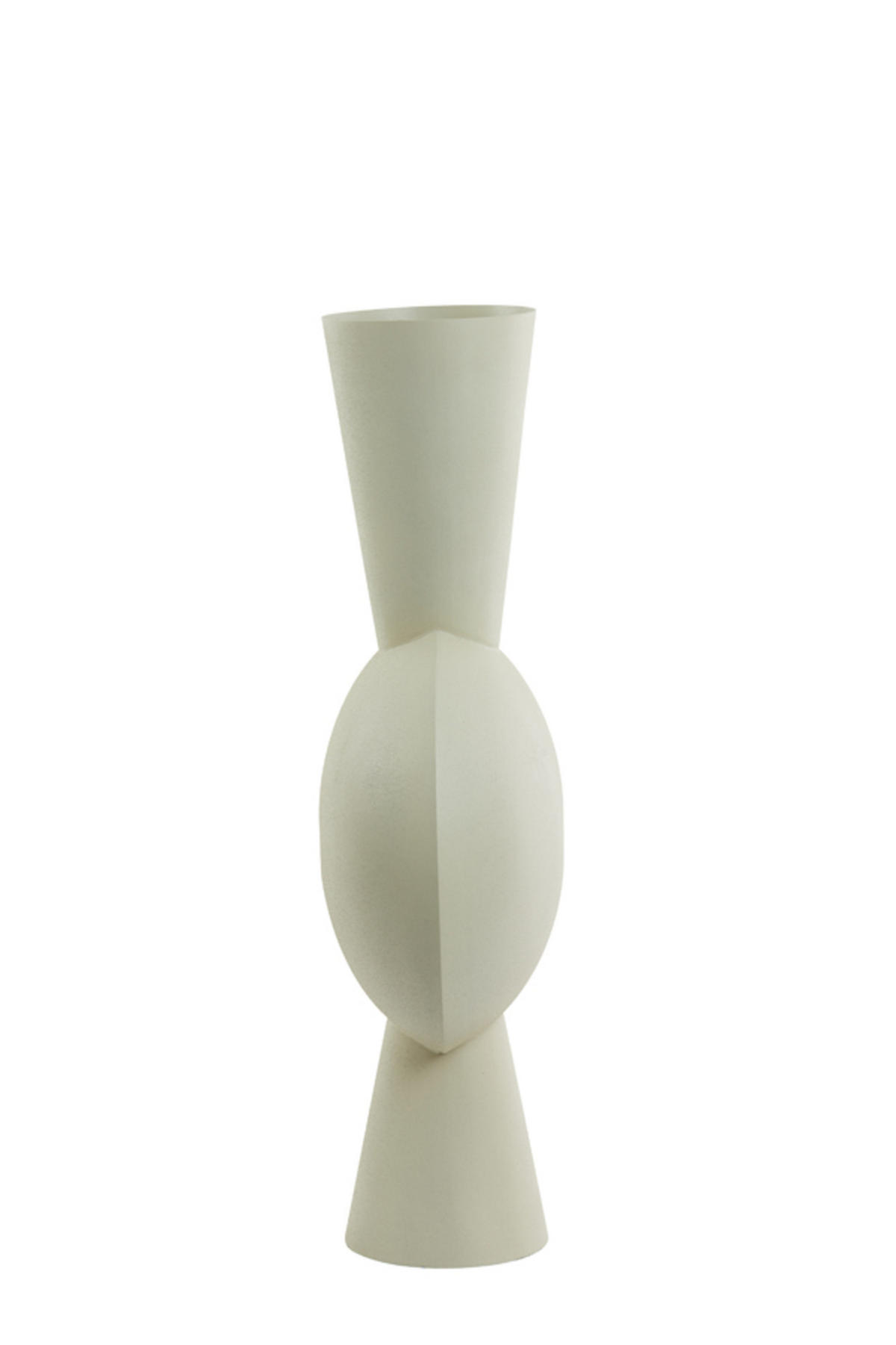 VASE Kavandu Grau 37,5/22/81 cm - Grau, Metall (79.5cm) - Light & Living