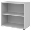 REGAL - 2 Ordnerhöhen 40/80/74,8 cm in Grau - Grau, Holzwerkstoff (80/74.8/40cm) - bümö