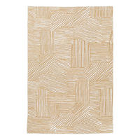 TEPPICH für Innen und Außen aus recycelten Fasern gelb - Gelb, Textil (120/170cm) - AFK Living