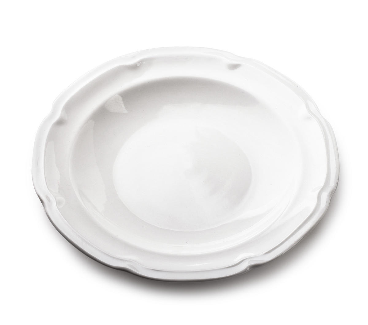 SUPPENTELLER Hella Weiß 22.4/22.4/3 cm Keramik - Weiß, Keramik (22.4cm) - Mondex