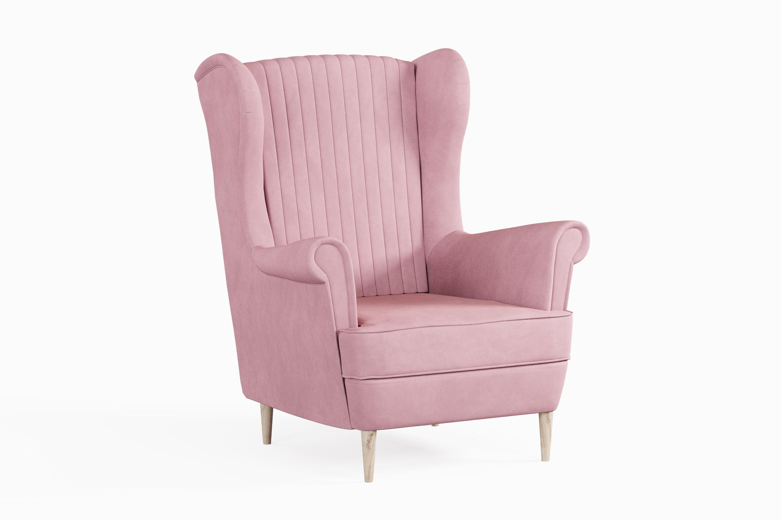OHRENSESSEL - Sessel Comfy - Rosa - Rosa, Holzwerkstoff (83/103/95cm) - Möblo