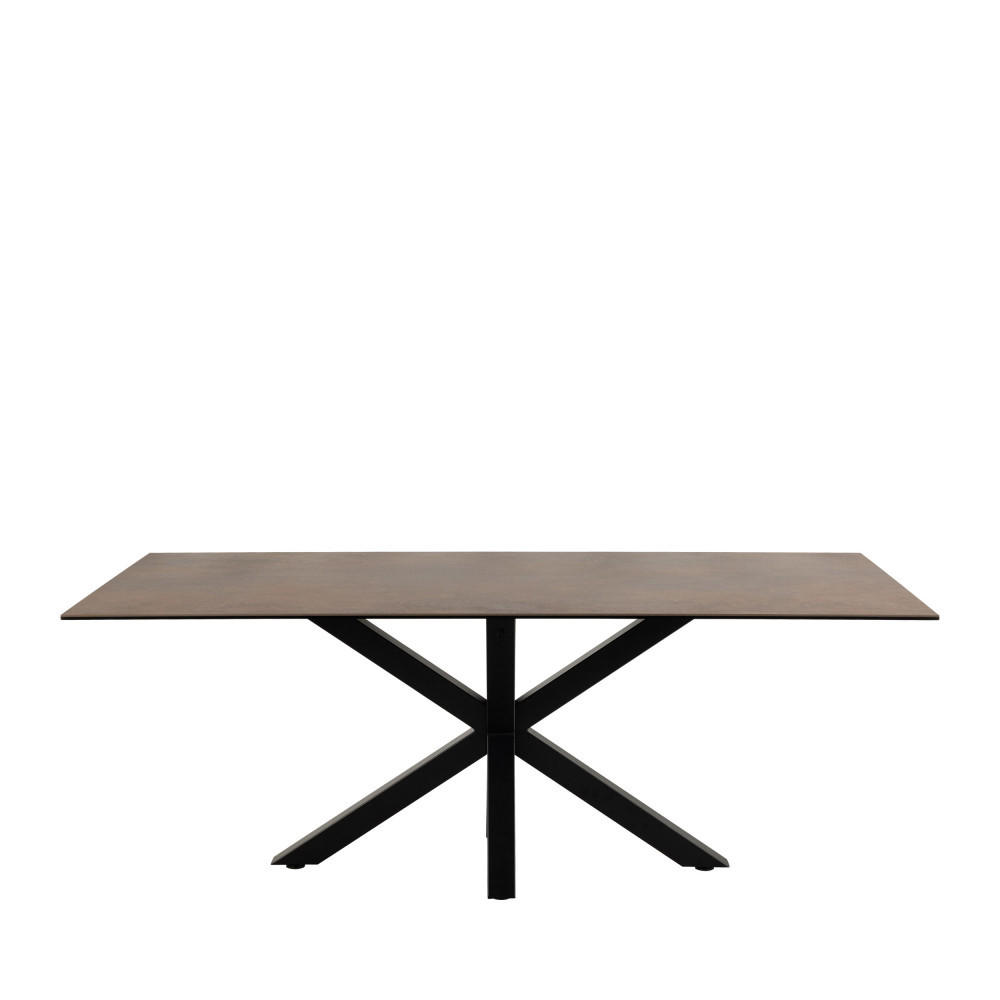 ESSTISCH - Keramik - Kastanie - Braun, Keramik (200/100/76cm) - Drawer