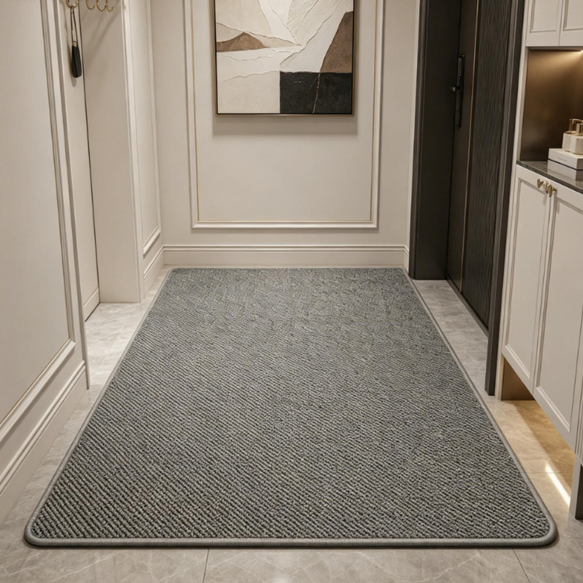 TEPPICH, Sisal-Optik, Rauchgrau, 120 × 80 cm - Grau, Kunststoff/Textil (80/120cm) - Weltevree