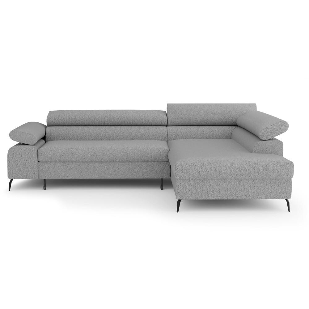 Beautysofa Eckschlafsofa Grau 270x205 cm